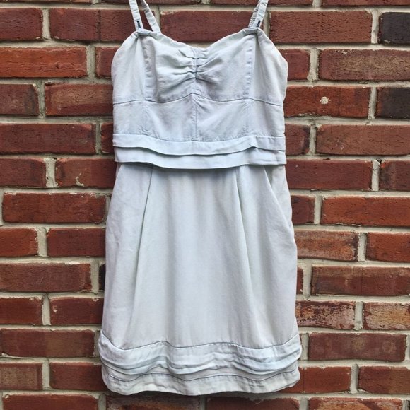 WILFRED for Aritzia Light Blue Denim Dress 4 - Picture 1 of 12